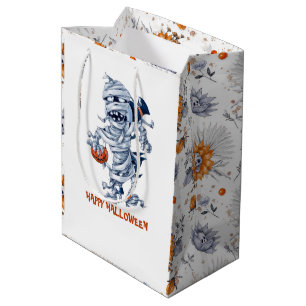 Sacola Para Presentes Média Saco de presente médio com padrão e caractere de H