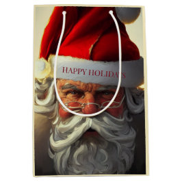 Sacola Para Presentes Média Saco de Presente Médio do Papai Noel