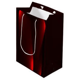 Sacola Para Presentes Média Saco de Presente Médio Luzes de Cranberry e Preto