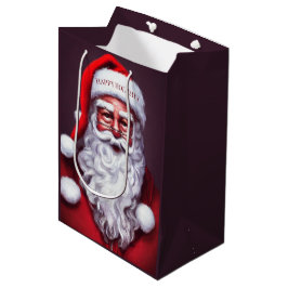 Sacola Para Presentes Média Saco de Presente Médio Papai Noel
