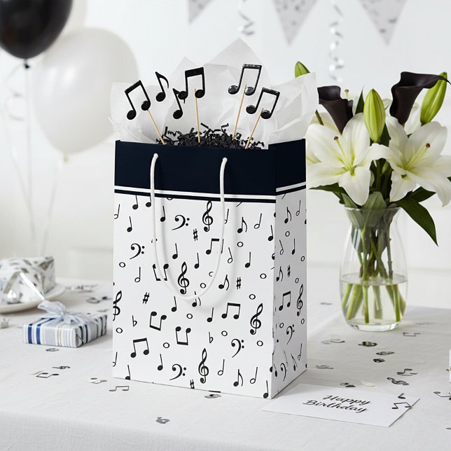 Sacola Para Presentes Média saco de presente pequeno tema musical (Criador carregado)