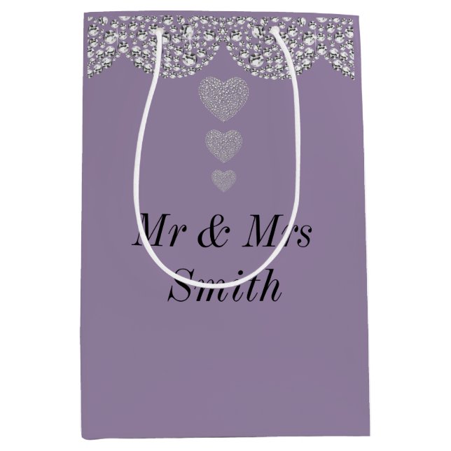 Sacola Para Presentes Média Saco de presente personalizado bonito invulgar (Frente)