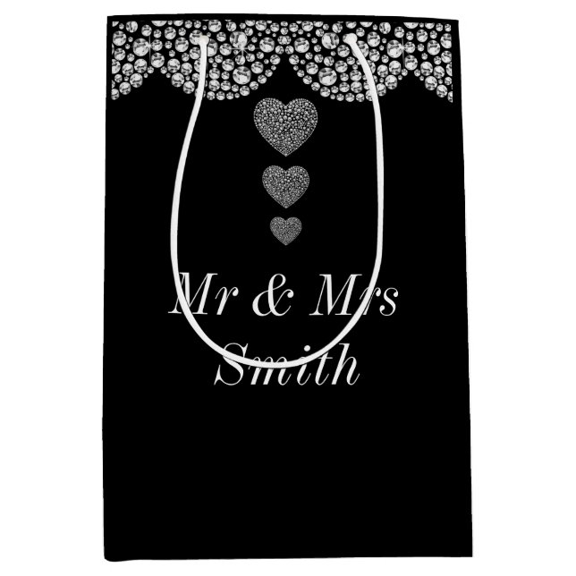 Sacola Para Presentes Média Saco de presente personalizado bonito invulgar (Frente)