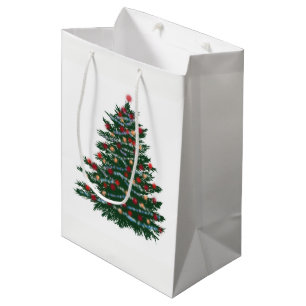 Sacola Para Presentes Média Saco de Presente Personalizado - Médio, Árvore de