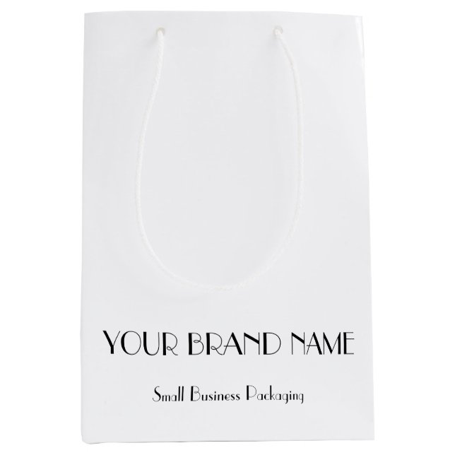 Sacola Para Presentes Média Saco de Presente Personalizado Mínimo para Embalag (Frente)