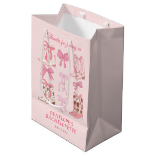 Sacola Para Presentes Média Saco de Presente Personalizado Western Boots and B
