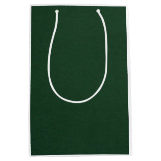 Sacola Para Presentes Média Saco de Presente Verde Caçador Sólido Médio