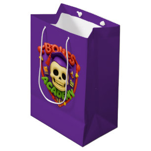 Sacola Para Presentes Média Saco de Presentes Bones Academy™ e The Boneheads™