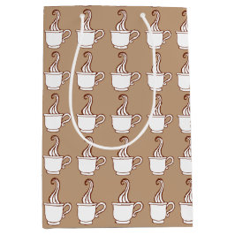 Sacola Para Presentes Média Saco de presentes de café