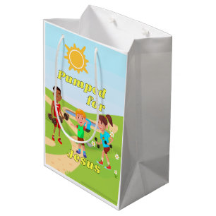 Sacola Para Presentes Média Saco de presentes de mesa de festa cristã