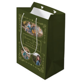 Sacola Para Presentes Média Saco de presentes de Saudações Personalizadas de F
