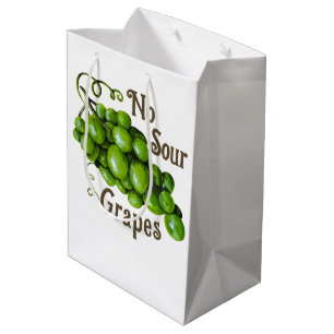 Sacola Para Presentes Média Saco de presentes de uvas
