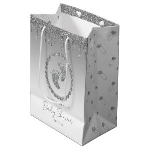 Sacola Para Presentes Média Saco de presentes do Chá de fraldas de perfuração