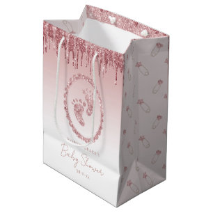 Sacola Para Presentes Média Saco de presentes do Chá de fraldas de perfuração 