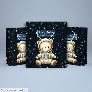 Sacola Para Presentes Média Saco de presentes personalizado com tema de astron