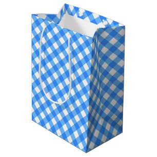 SACOLA PARA PRESENTES MÉDIA SACO DE PRESSÃO AZUL-GIFT M