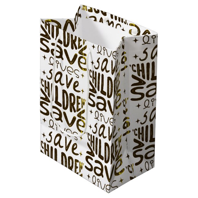 Sacola Para Presentes Média Saco do Presente (Frente inclinada)