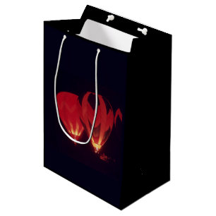 Sacola Para Presentes Média Saco do Presente - Balões de Brilho Pré-Aurora