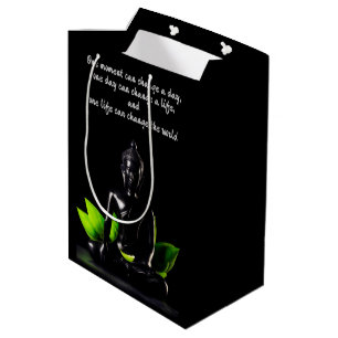 Sacola Para Presentes Média Saco do presente das citações 2 de Buddha