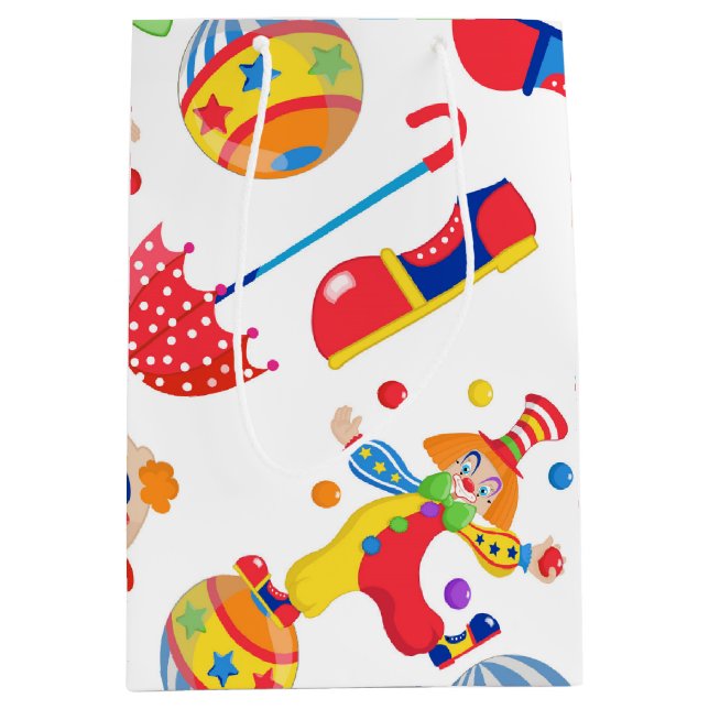 Sacola Para Presentes Média Saco do presente do circo (Frente)