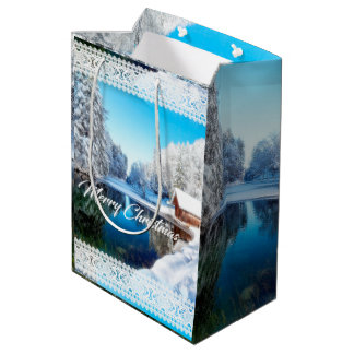 Sacola Para Presentes Média Saco do presente do Natal