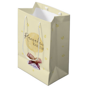 Sacola Para Presentes Média Saco do presente do tema de Ramadan Kareem para a