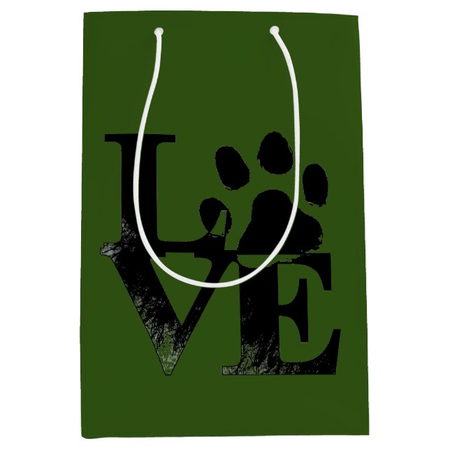 Sacola Para Presentes Média Saco médio do presente para cães (Frente)