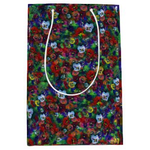 Sacola Para Presentes Média Saco Pansy Gift (vermelho)