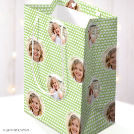 Sacola Para Presentes Média Sacos de Aniversário de Crianças com Foto Personal