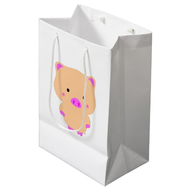 Sacola Para Presentes Média Sacos de Presente Bootan (Frente inclinada)