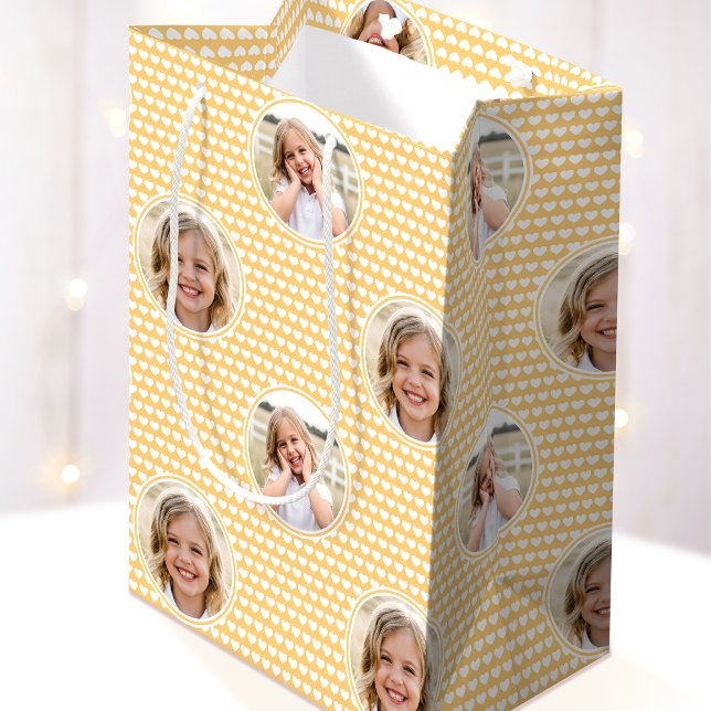 Sacola Para Presentes Média Sacos de Presente de Aniversário de Crianças com F (Criador carregado)