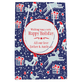 Sacola Para Presentes Média Sacos de presente de Natal personalizados