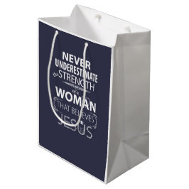 Sacola Para Presentes Média Sacos de presente personalizados Mulheres Cristãs 