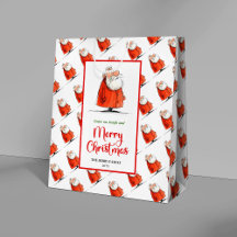 Sacos de presentes de Natal alegres e excêntricos 