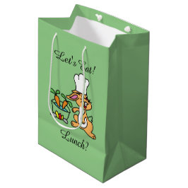 Sacola Para Presentes Média Sage Green Bunnie Cook Lunch Bag