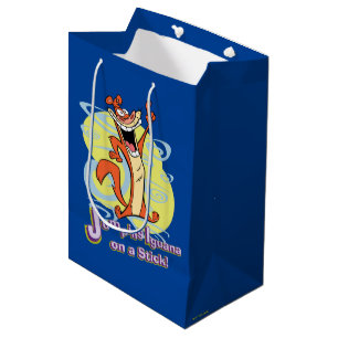 Sacola Para Presentes Média Saltando Igauna em um Stick!™