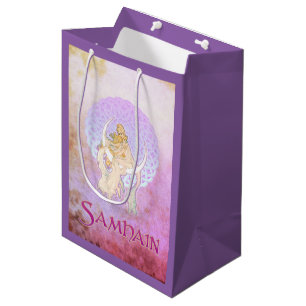 Sacola Para Presentes Média Samhain Saudações Deusa Lunar