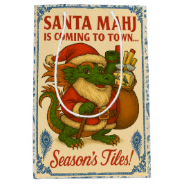 Sacola Para Presentes Média Santa Mahj Gift Bag 