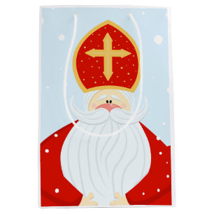 Sacola Para Presentes Média Santo bonito Nicholas