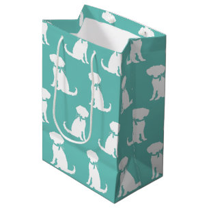 Sacola Para Presentes Média Schnoodle Dog Puppy