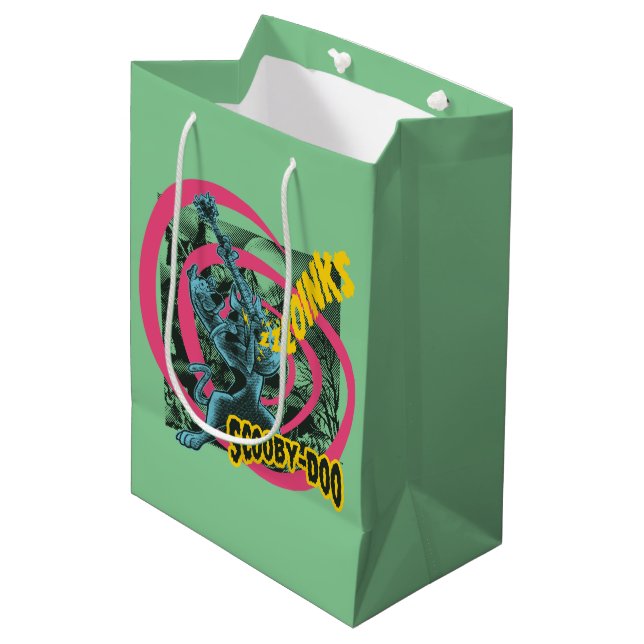 Sacola Para Presentes Média Scooby-Doo Zoinks Punk Guitar Graphic (Frente inclinada)