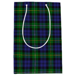 Sacola Para Presentes Média Scottish Campbell Family Tartan Pattern
