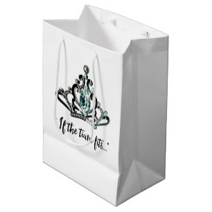 Sacola Para Presentes Média "Se a tiara cabe…"