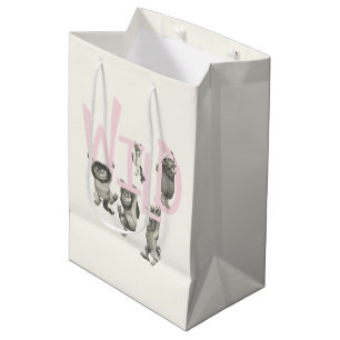 Sacola Para Presentes Média SELVAGEM Coisas Selvagens e Max - Rosa
