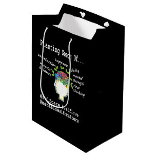 Sacola Para Presentes Média Sensibilização para a saúde mental