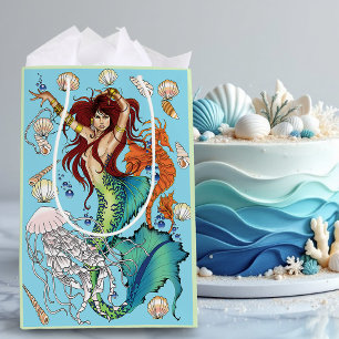 Sacola Para Presentes Média Sereia