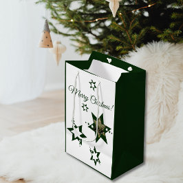 Sacola Para Presentes Média Serviço de Manutenção de Jardins Green Stars Feliz