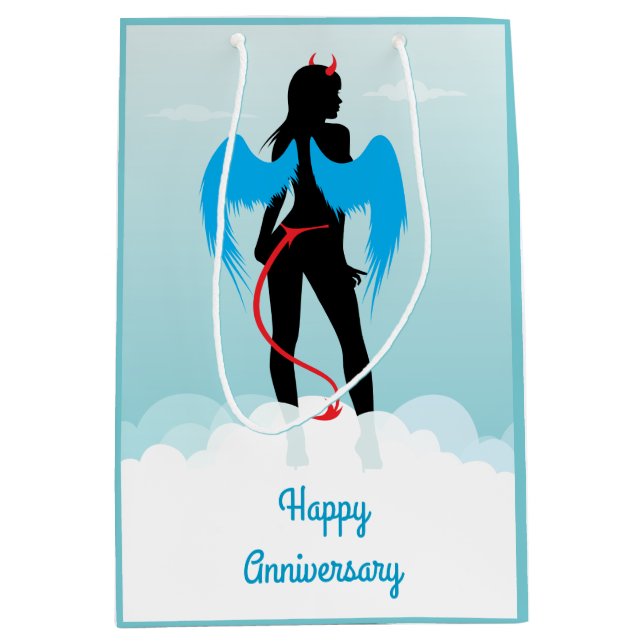 Sacola Para Presentes Média Sexy Angel Medium Gift Bag (Frente)