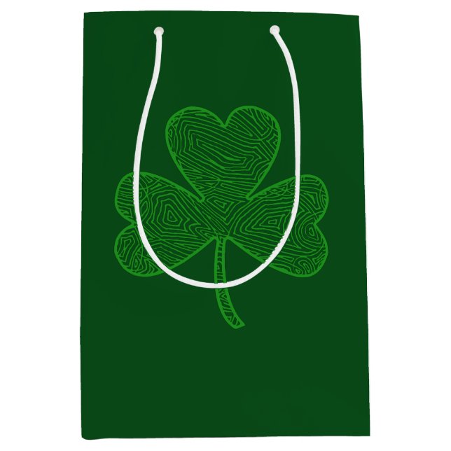 Sacola Para Presentes Média Shamrock (Frente)