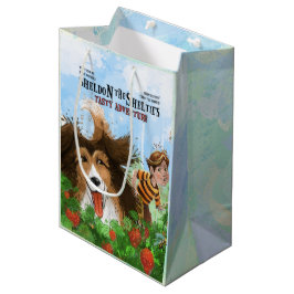 Sacola Para Presentes Média Sheldon o Sheltie